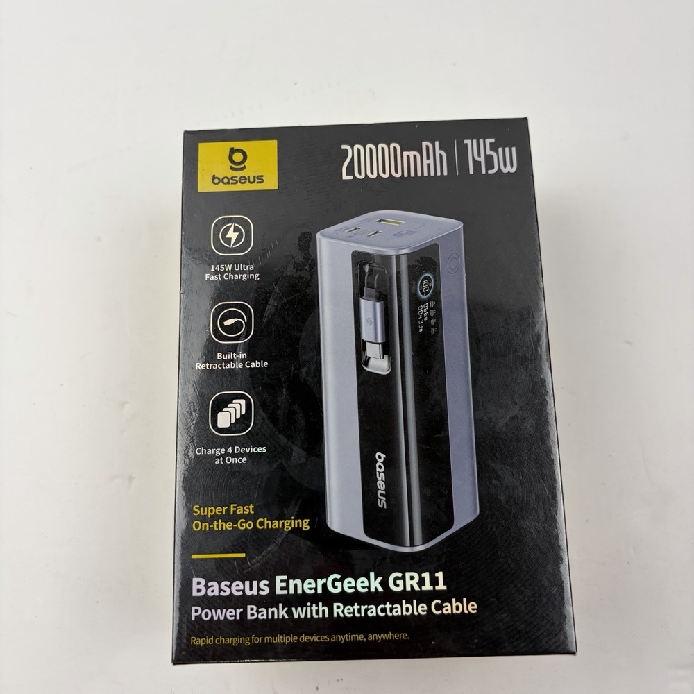Baseus EnerGeek GP12 20800mAh Fast Charging Power Bank Digital Display New